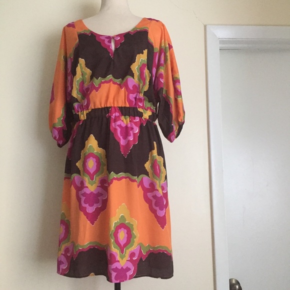 Sangria Dress Size 12 Multicolor - Picture 2 of 8